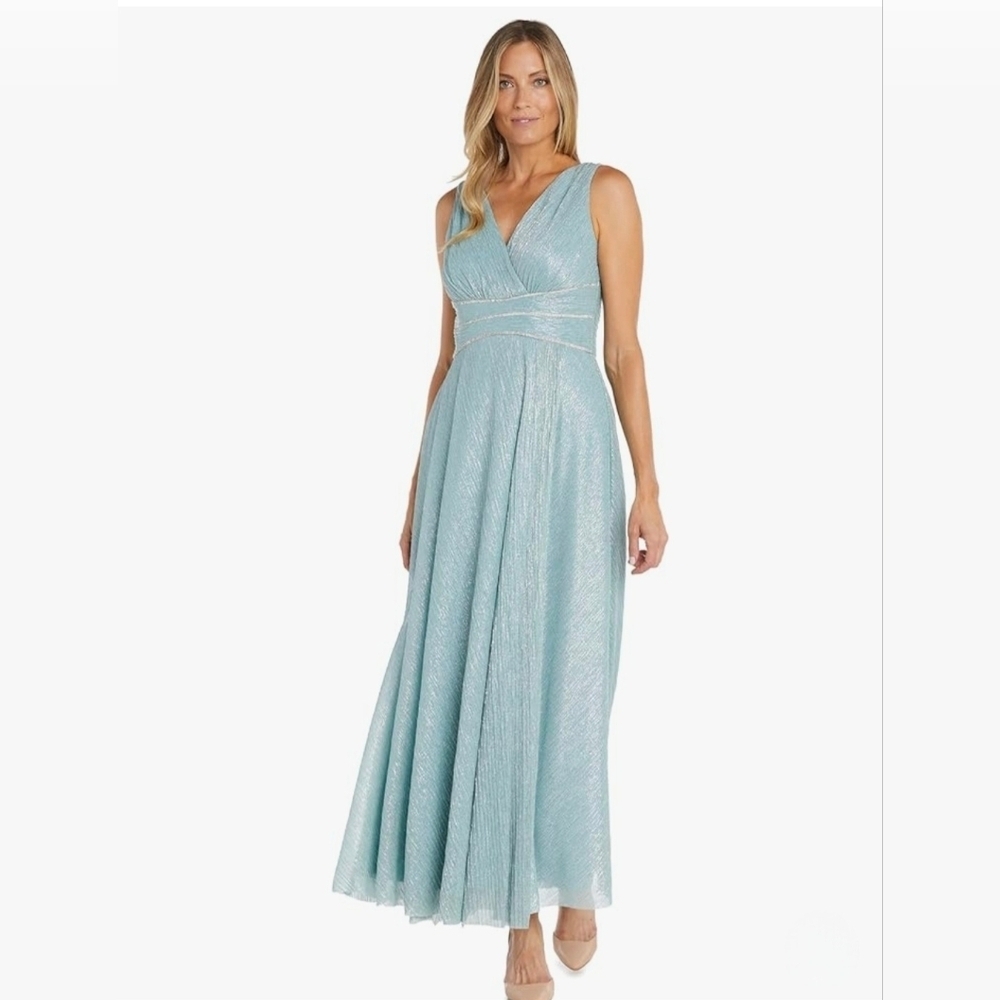 R&M Richards Women's Seafoam Radiance Gown #1127